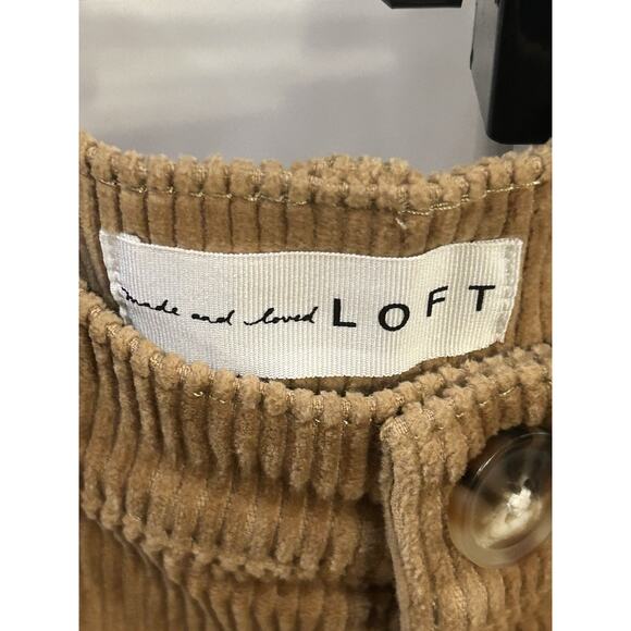 NWT Loft the Straight High Rise Corduroy Women's size 24/00 - Picture 3 of 5